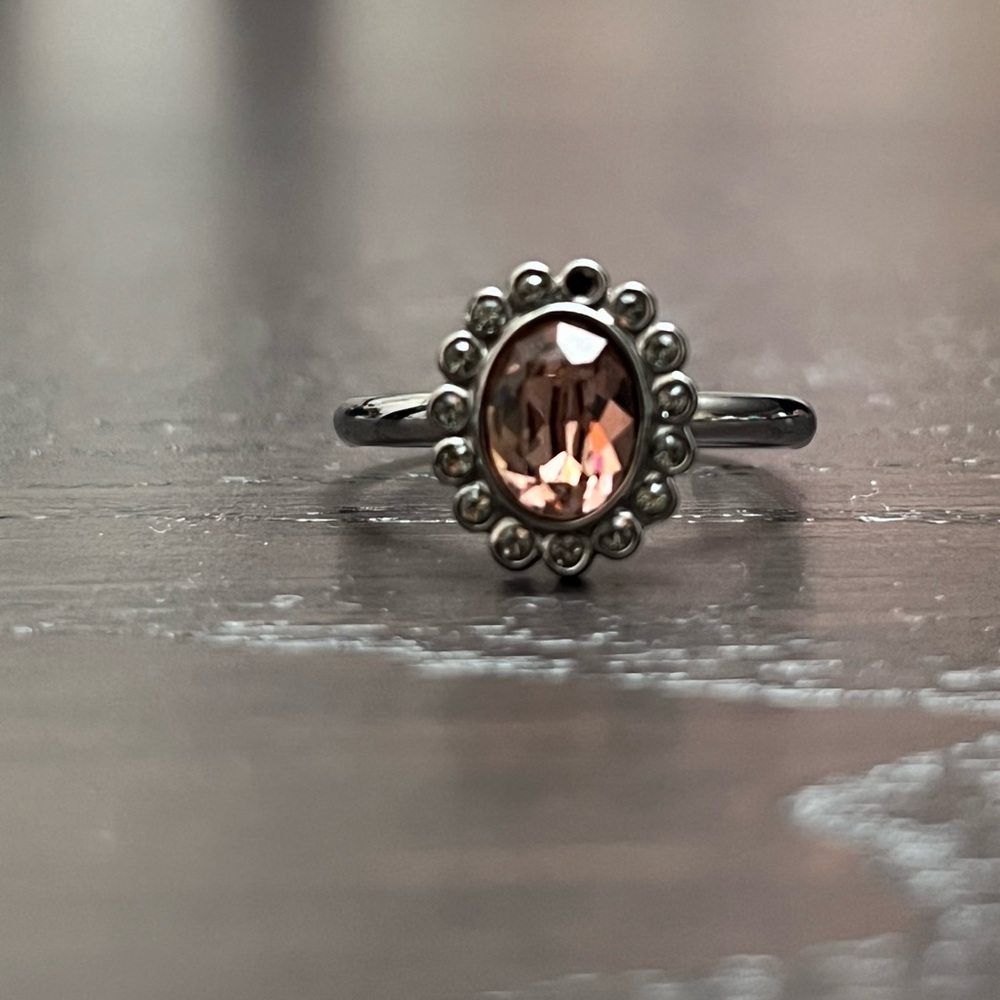 Swarovski ring missing stone size 7